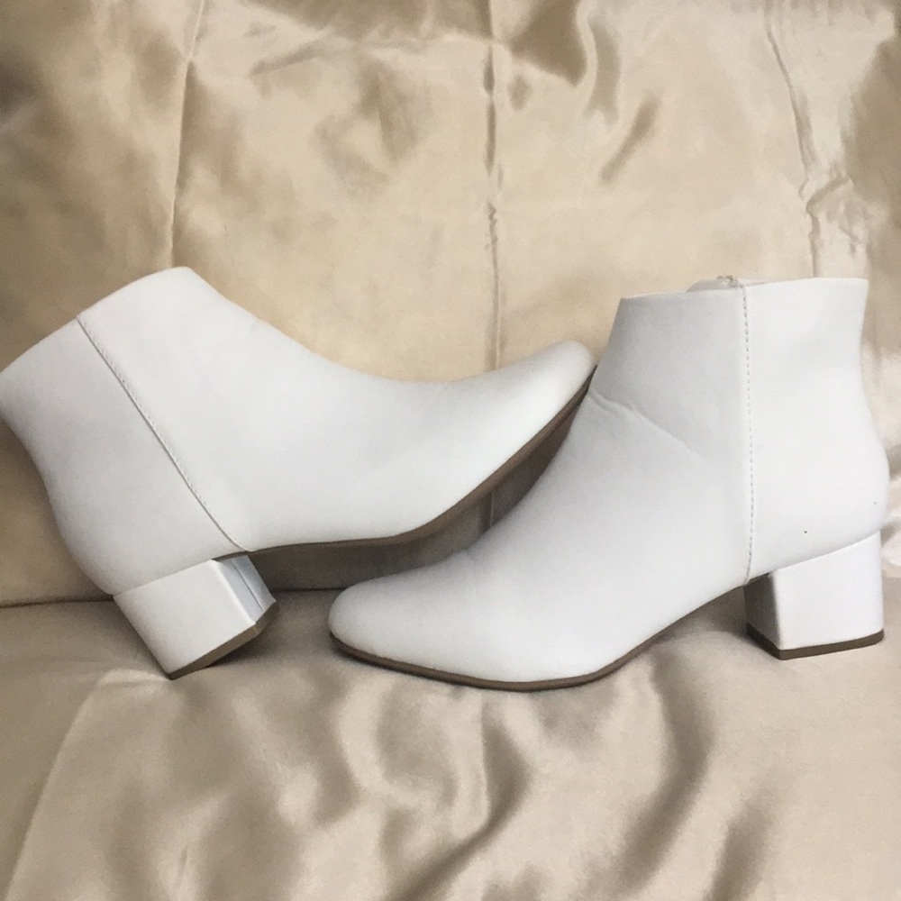 White booties